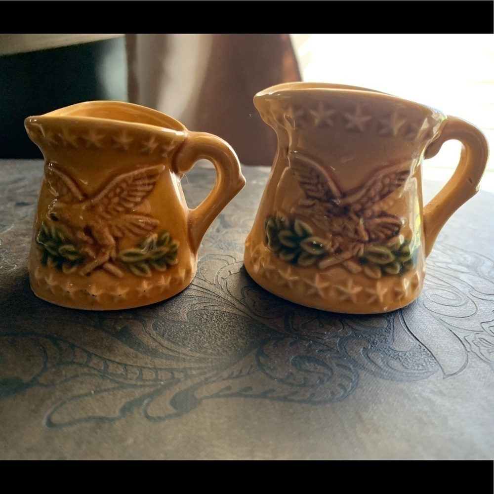 Vintage Chadwick Ceramic Measuring Cup American Eagle
